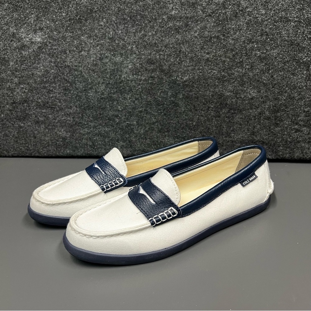 Cole Haan Grand OS Women’s Pinch Maine Classic Canvas Boat Shoe Size 10